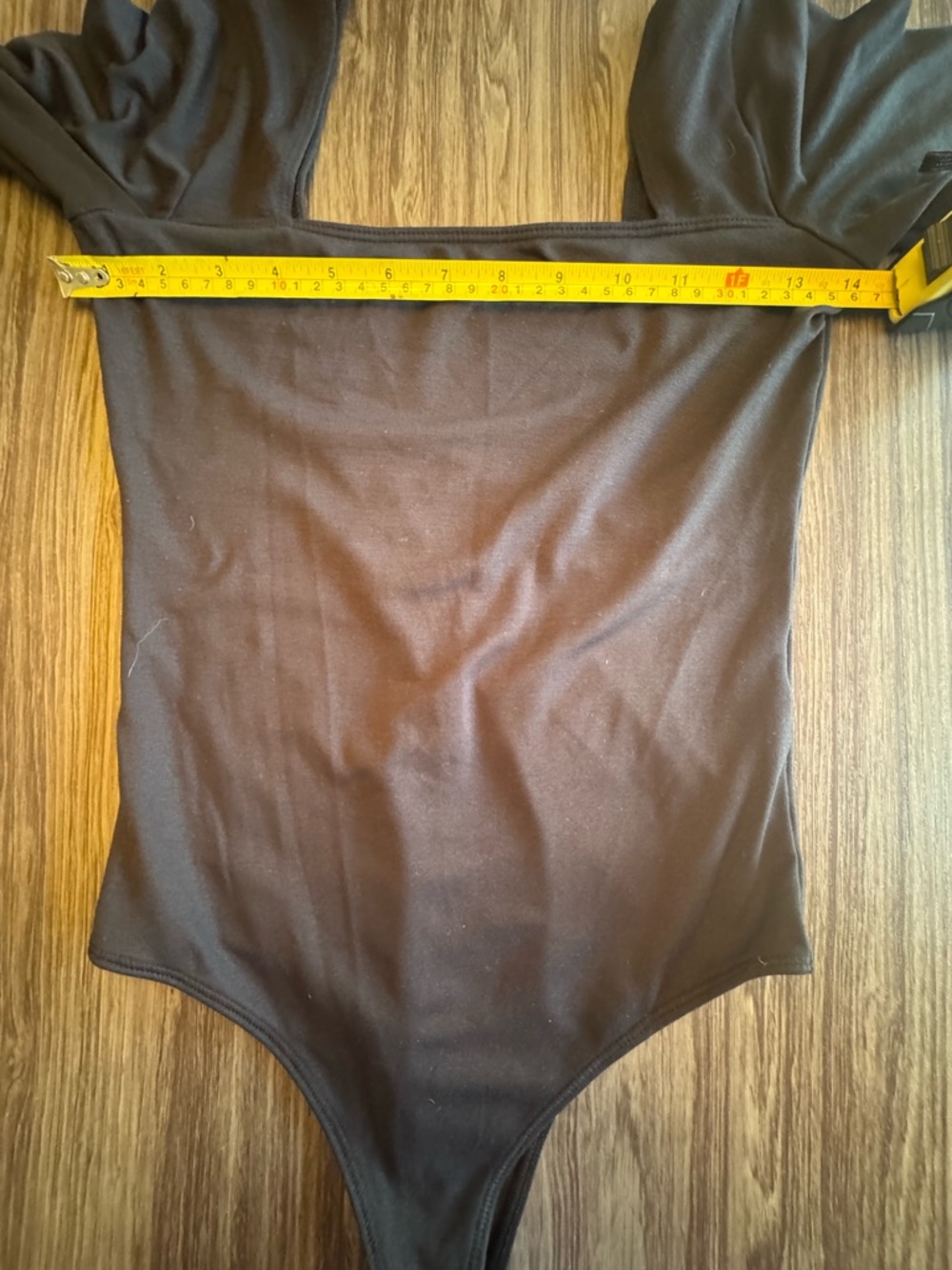 Hollister Black Long Sleeve Square-Neck Bodysuit - Picture 6 of 7